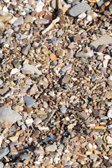 Macro small rocks on the beach background image