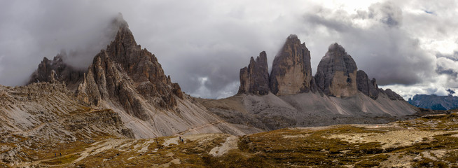Panorama of the Three Peaks of Lavaredo, Dolomites