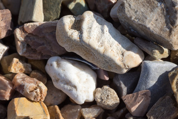 Macro small rocks on the beach background image