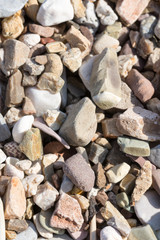Macro small rocks on the beach background image