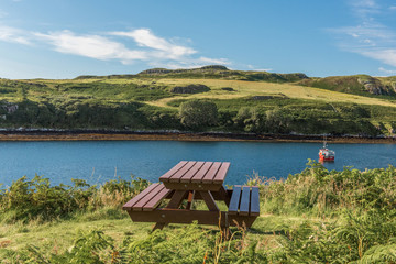 Fototapeta premium Waternish, Trumpan