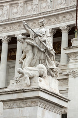 Altar of the Fatherland (Altare della Patria) known as the Monumento Nazionale a Vittorio Emanuele II (