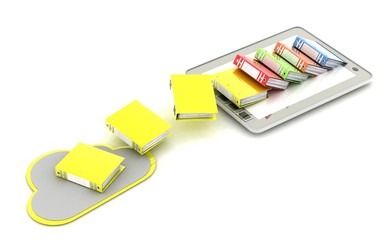 Fototapeta premium computer (documents folder