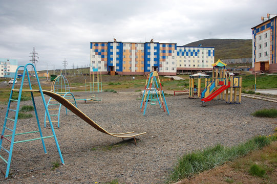 Playground at Arctic town area
