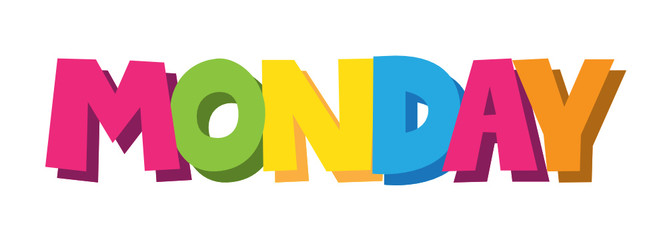 DAYS OF THE WEEK Icons (MONDAY)