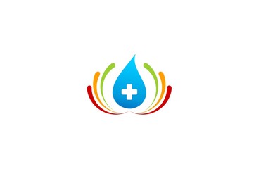 waterdrop medical line circle logo