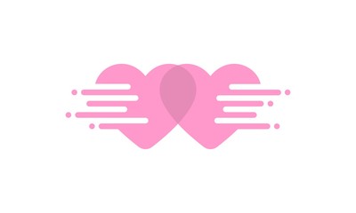 Heart Love Logo Vector Design Template 