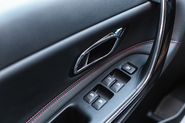 Obraz na płótnie Canvas Car interior design, modern dashboard
