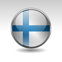 Fototapeta premium Europa - Button-Set (Finnland)
