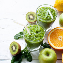 Fresh green smoothie 