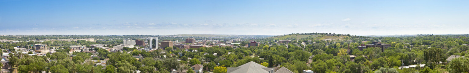 Fototapeta na wymiar panorama of Rapid City, South Dakota