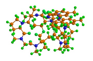 Molecular structure Dactinomycin (actinomycin D)