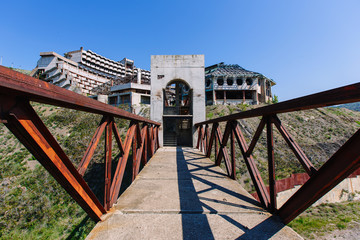 Abandoned hotel in Crimea