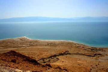 Dead Sea view. Dead Sea scenics