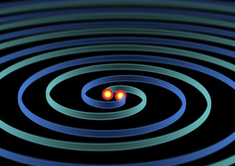 illustration of Gravitational Waves