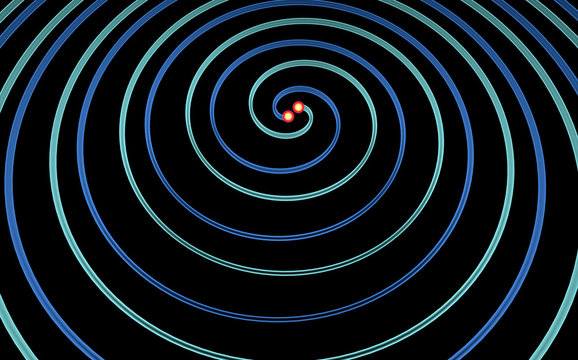 Illustration Of Gravitational Waves