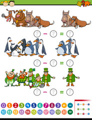 math task for preschool children