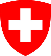 Obraz premium Coat of arms of Switzerland
