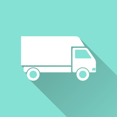 Truck - vector icon.