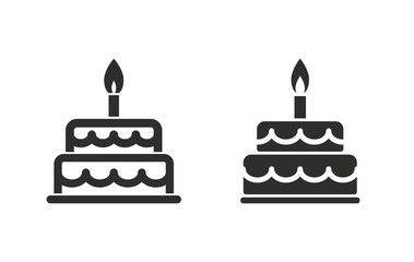 Cake - vector icon.