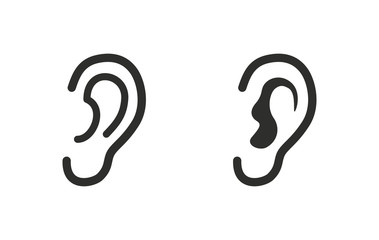 Ear  - vector icon.