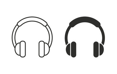 Headphone - vector icon.
