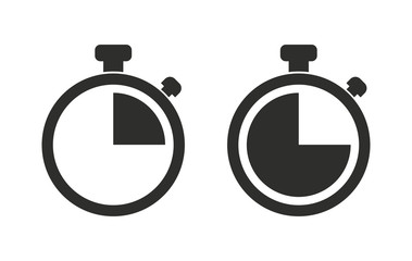 Stopwatch - vector icon.