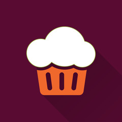 Cake - vector icon.