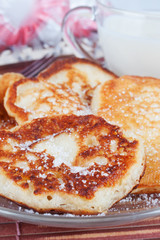 Fresh appetizing pancakes