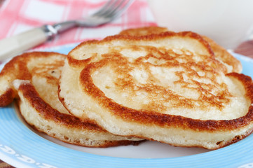 Fresh appetizing pancakes