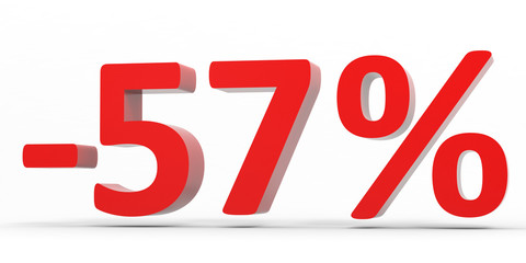 Discount 57 percent off sale.