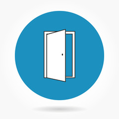 Door - vector icon.