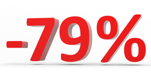 Discount 79 percent off sale.