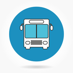 Bus - vector icon.