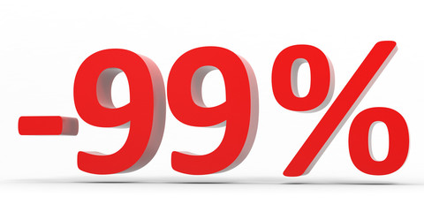 Discount 99 percent off sale.