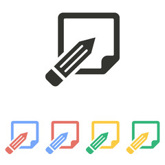 Notepad - vector icon.