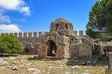 Stone ruins of the Byzantine Era Church