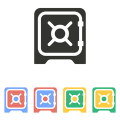 Safe - vector icon.
