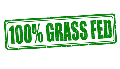 100 percent grass fed stamp
