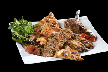 Kebab platter