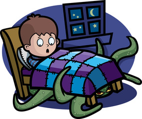Monster Under Bed © corythoman