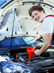 Apprentice for car mechanic