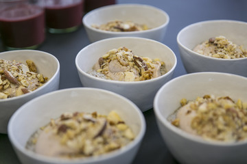 Chia Pudding / Müsli mit Nüssen