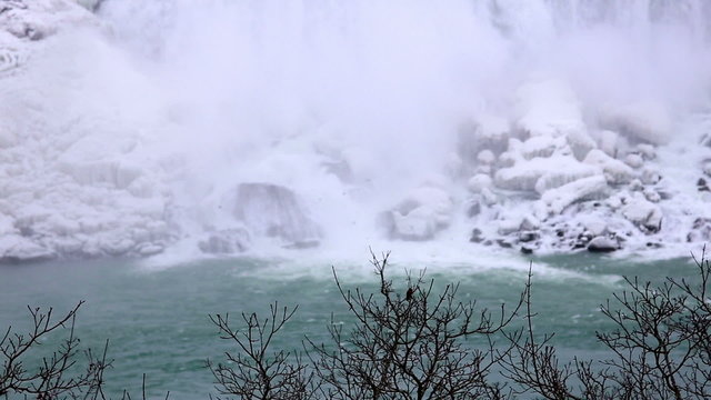 Niagara falls bottom time lapse