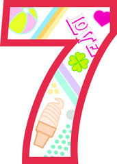 7 cyfra © felicytka