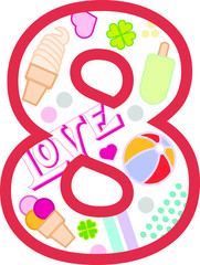 8 cyfra © felicytka