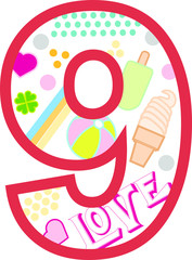 9 cyfra © felicytka