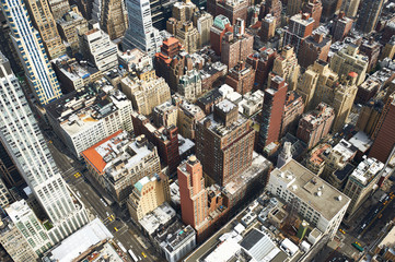 Cityscape view of Manhattan
