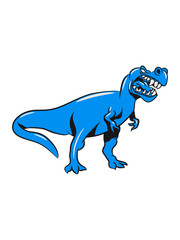 Dinosaur T-Rex Tyrannosaurus Rex aggressive