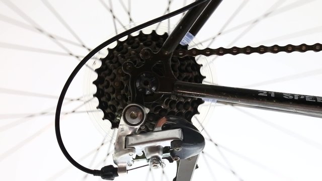 Bicycle wheel an gears